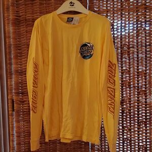 NWT Santa Cruz Skateboards L/S T Shirt L NEW
